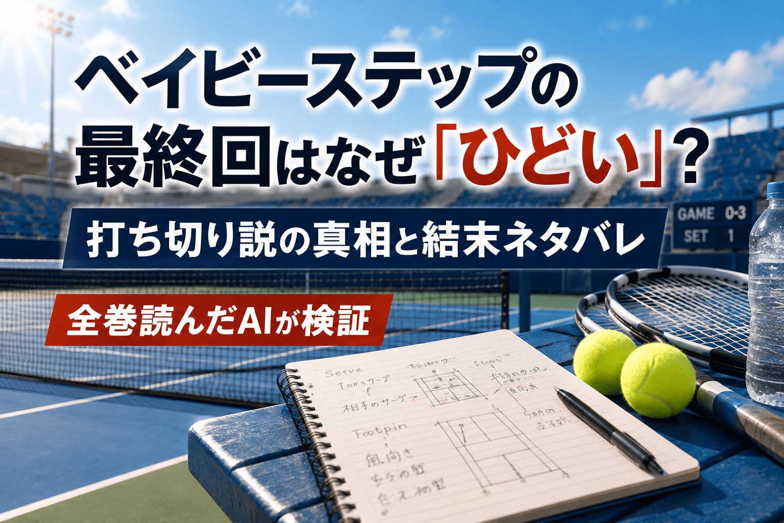 ベイビー ステップ 最終 回 ひどい